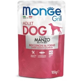 Monge Dog Grill Pouch паучи для собак говядина 100г